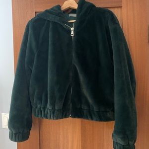 Faux fur jacket